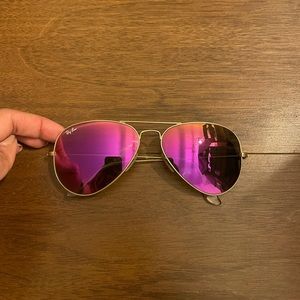 Ray-Ban Aviator Flash Lens Sunglasses
